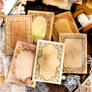 Eternal Legend Vintage Border Scrapbooking Material Paper Floral Baroque Frame Junk Journal Diary Decoration DIY Arts Crafts