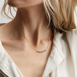 Minimalistische Edelstahl Smile Bar Halskette Elegante Künstliche Perle Kristall Künstliche Perlen Bogen Schlüsselbein Kette Gold Roségold Halsketten Für Damen Schmuck