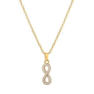 Personalized Stainless Steel Rhinestone Letter Necklace For Women Gold Silver Rose Gold Heart Infinity Pendant Fashion Jewelry