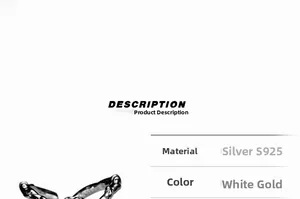 Detail view of S925 sterling silver ring with irregular rock texture and material specs