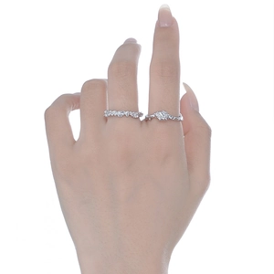 Minimalistische S925 Sterling Silber Ringe mit Lava-Textur für das tägliche Stacking