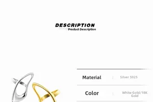 Detailansicht polierter minimalistischer geometrischer S925 Sterlingsilber Ringe