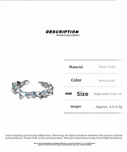 Detail view of S925 silver irregular lava ring with blue enamel inlay and smooth finish
