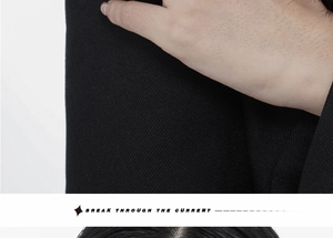 Detailed close-up of premium black twill fabric texture on a S925 sterling silver ring