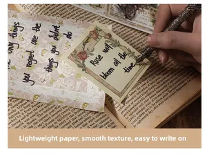Λεπτομέρεια vintage χαρτιού scrapbooking με κόκκινα τριαντάφυλλα και καλλιγραφικές υφές
