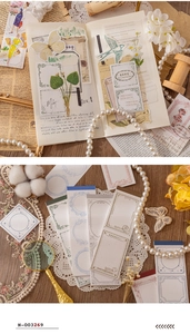 Detalle de papel vintage con relieve y collage estético para decoración de diario