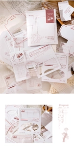 Gros plan de notes évidées vintage sur dentelle pour décoration de scrapbooking