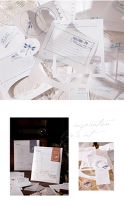 Vue détaillée des bordures en papier rétro et des éléments de scrapbooking Better Past