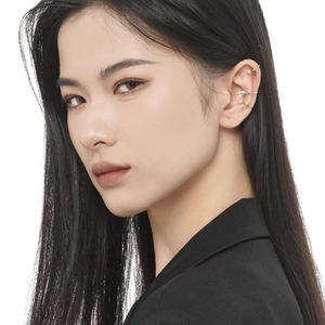Set de boucles d'oreilles en argent 925 avec zircons brillants de luxe