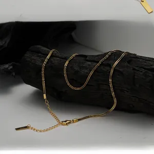 Detail of S925 sterling silver gold twisted chain with lobster clasp and hallmark tag
