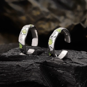 Design de Niche Clip d'Oreille en Argent Sterling 925 Incrusté de Strass Glaçure Irrégulière Boucle d'Oreille sans Percement Femme Bijoux