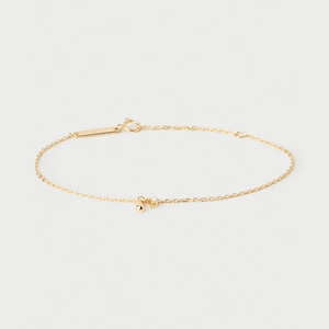 Bracelet en Argent Sterling 925 Minimaliste pour Femme Chaîne Fine Pendentif Goutte d'Eau Strass Incrusté Bijoux de Mode Coréenne
