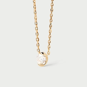 Collier Pendentif Halo en Argent Sterling 925 Zirconia Minimaliste Rond Solitaire Taille Ronde Pour Femmes Bijoux Élégants