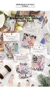 Détail à plat d'autocollants déco d'illustrations de mode pour scrapbooking en quatre styles