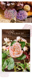 Macro detail of laser iridescent floral 3D stickers with gold edges for journaling