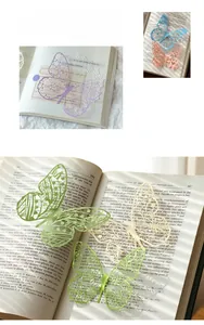 Detailed view of hollow butterfly lace paper stickers for vintage scrapbooking and DIY