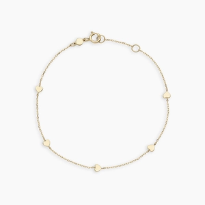 Minimalist 925 Sterling Silver Rhinestone Heart Charm Bracelet For Women Adjustable INS Style Fashion Jewelry Hand Chain Gift