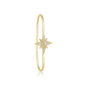 S925 Sterlingsilber Achtzackiger Stern Ohrklemme Strass Nordstern Clip On Ohrringe Ohne Piercing Schmuck Für Damen