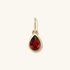 925 Sterling Silver 18K Gold Plated Water Drop Rhinestone Pendant Only Without Chain For Women Fashion Jewelry DIY Accessories