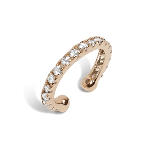 925 Sterlingsilber Strass C-Form Ohrklemme Clip-On Ohrringe Ohne Ohrenloch Französischer Stil Mode Schmuck Für Damen