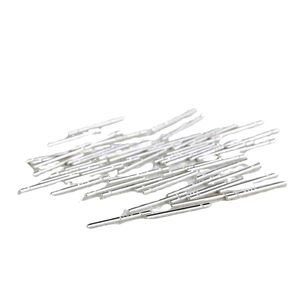 Orecchini a perno minimalisti in argento sterling 999 per protezione dei fori