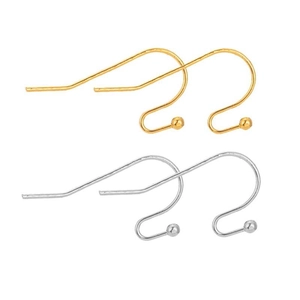 925 Sterling Silver Earring Hooks Fish Hook DIY Jewelry Findings Ear Wire Replacement Components Minimalist Handmade Accessories