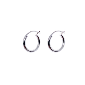 Minimalist 925 Sterling Silver Hoop Earrings For Men Women Polished Geometric Round Circle Loop Everyday Fashion Jewelry Gift