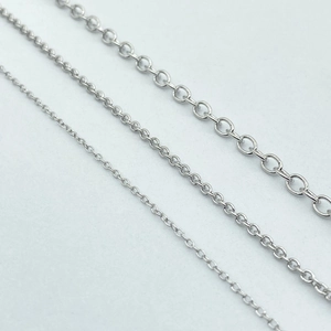 S925 Sterling Silver O-Chain Necklace For Women Men Minimalist Round Cable Chain Clavicle Chain Versatile Fashion Jewelry