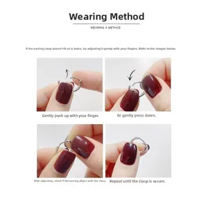 Guide détaillé pour ajuster les boucles d'oreilles créoles en argent 925 et perle rouge