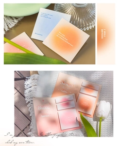 Détails des notes autocollantes dégradées Sunset Glow et Bubble Garden pour le scrapbooking
