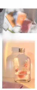 Détails d'autocollants fleurs et coucher de soleil pour décoration de journal DIY