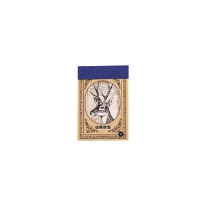 Retro Infeel.me washi sticker book featuring vintage deer illustration and blue binding