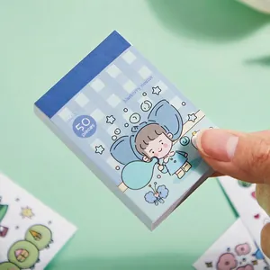 50 pieces of cute blueberry mousse dessert theme cartoon stickers for DIY scrapbooking