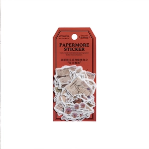 Pack de 40 autocollants botaniques rétro pour journaux DIY avec plantes et fleurs vintage