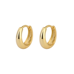 Minimalist 925 Sterling Silver Hoop Earrings For Women Lightweight Small Huggie Earrings Gold Silver Plated Fashion Jewelry
