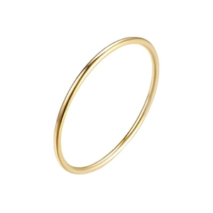 S925 Sterling Silver Plain Band Ring For Women Minimalist Gold Silver Plated Stackable Joint Ring Fashion Jewelry Gift