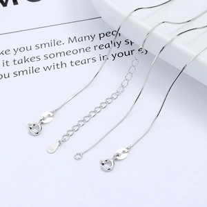 S925 Sterlingsilber Oktogonal Schlangenkette Halskette Für Damen 18K Vergoldet Minimalistische Feine Halskette Mode Schmuck
