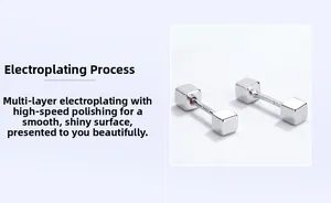 Detailed close-up of S925 sterling silver square earrings with polished plating finish