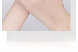 Macro shot showing whitening cream effect on smooth skin for a natural matte finish