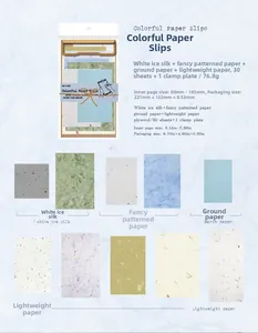 Detalle de papel de scrapbooking vintage con dimensiones y texturas de materiales