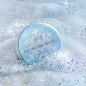 Winter snowflake themed PET masking tape for DIY scrapbooking and creative decoration