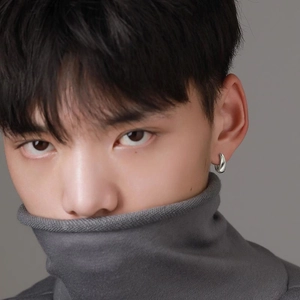 Boucle d'oreille anneau argentée minimaliste pour hommes et femmes, finition polie