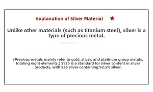 Certification de l'argent sterling S925 et détails sur la pureté standard de 92,5 %