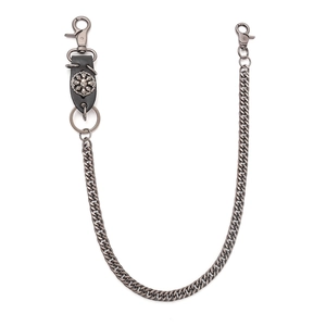 Hip Hop Punk Skull Waist Chain Gothic Metal Trousers Chain Alloy Cowhide Wallet Link For Jeans Men Women Jewelry Decor
