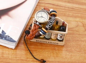 Reloj de pulsera de cuero estilo punk vintage con correa trenzada y números romanos