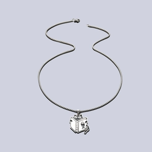 Collier avec pendentif chat lisant un livre en acier inoxydable et gravure FISH