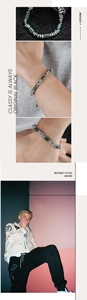 Détails du bracelet en perles de turquoise et argent montrant la texture et le style