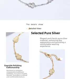 Dettaglio del bracciale a forma di zucca in argento sterling S925 con moschettone