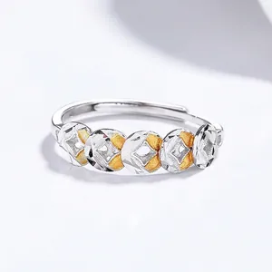 925 Sterling Silver Money Coin Ring For Women Lucky Ancient Coin Adjustable Finger Ring New Chinese Style Minimalist Jewelry Gift