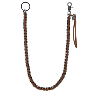 Chaîne de Pantalon Pendentif Tête de Mort Punk Métal Tissé Cuir PU Chaîne de Taille Pour Hommes Femmes Accessoire Hip Hop Goth Biker